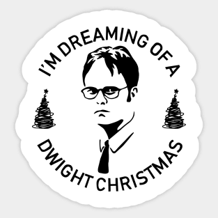 I'm Dreaming of a Dwight Christmas Sticker